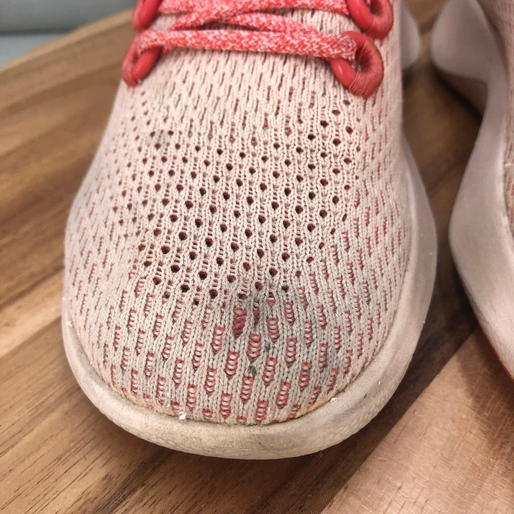 Allbirds Wool Runner TD Womens 7.5 Pink Coral Running Shoes Sneakers Lightweight